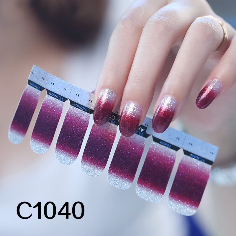 Nail polish nail sticker-9